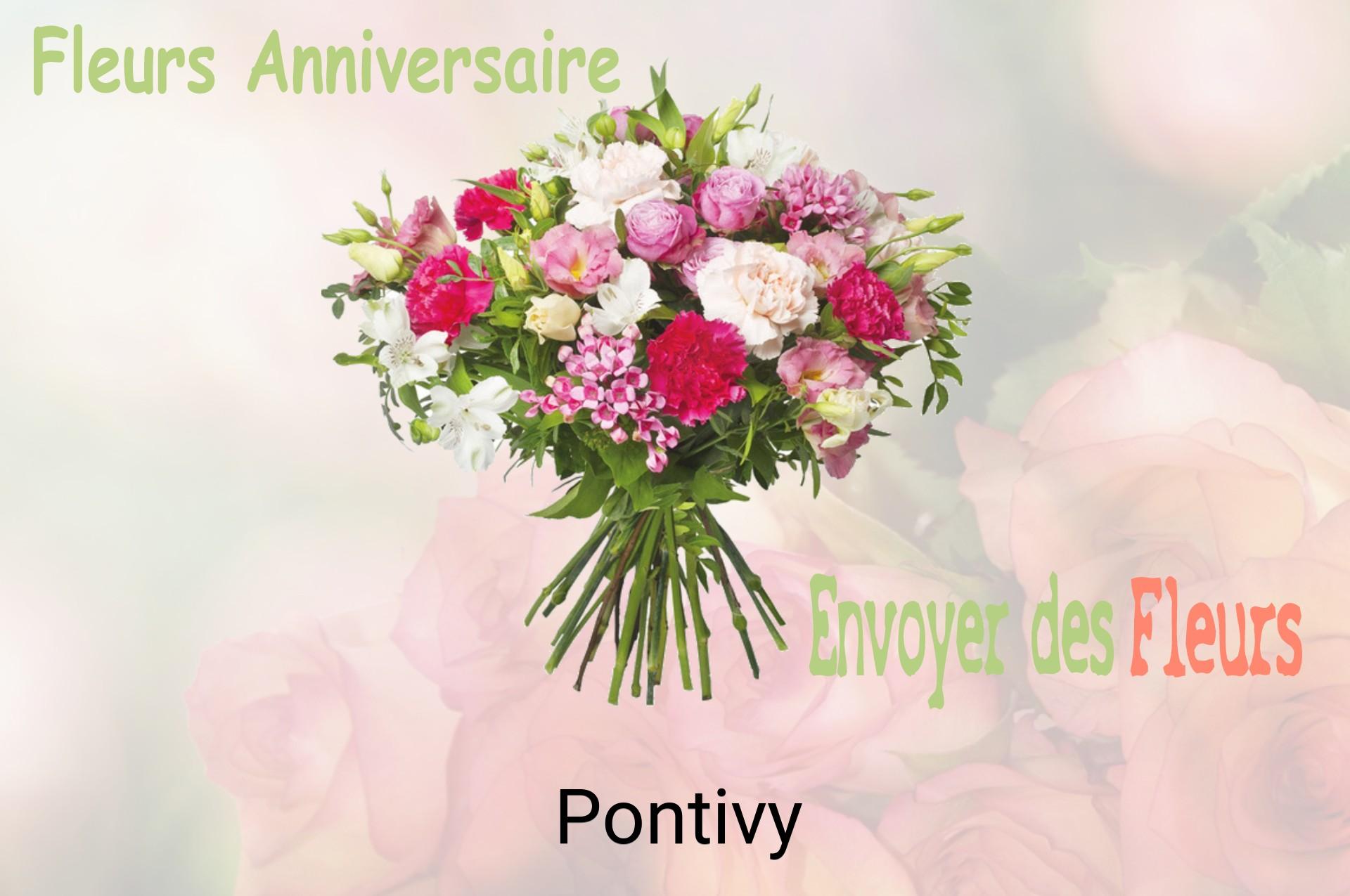 Bouquet de fleurs d’anniversaire livré à Pontivy